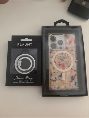 Flaunt iPhone 15 Pro Case and Phone Ring